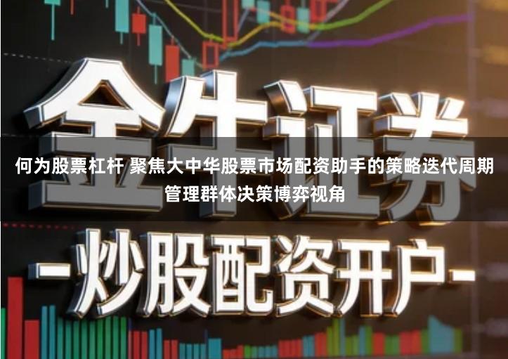 何为股票杠杆 聚焦大中华股票市场配资助手的策略迭代周期管理群体决策博弈视角